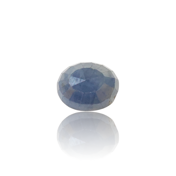 Natural Blue Sapphire 4.68Ct — side view, lab certified natural blue sapphire neelam