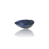 Natural Blue Sapphire 4.72Ct — close up detail, authentic blue sapphire neelam silver gemstone