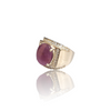Natural Ruby Silver Ring 9.05 Ct