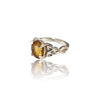Natural Citrine Silver Ring 1.84 Ct