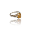 Natural Citrine Silver Ring 1.76 Ct