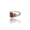 Natural Ruby Silver Ring 2.20 Ct