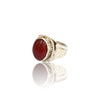 Natural Carnelian Silver Ring 14.61 Ct