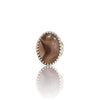 Natural Yamani Aqiq Silver Ring 17.42 Ct