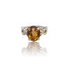 Natural Citrine Silver Ring 2.61 Ct
