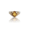 Natural Citrine Silver Ring 2.15 Ct