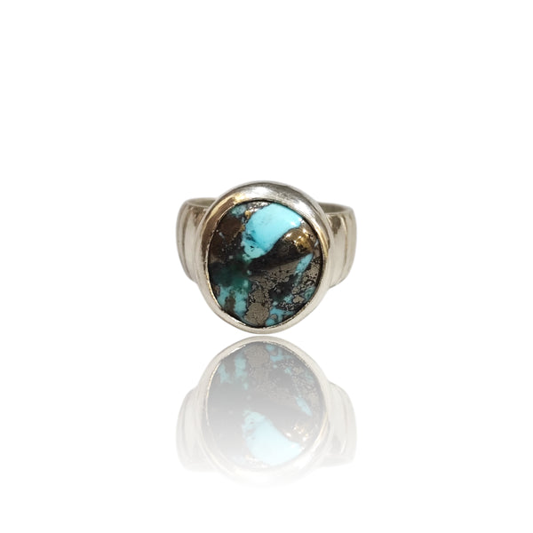 Natural Citrine Silver Ring 17.29 Ct