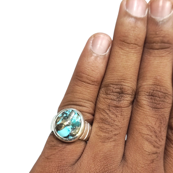 Natural Citrine Silver Ring 17.29 Ct