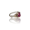 Natural Ruby Silver Ring 2.56 Ct