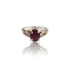 Natural Ruby Silver Ring 1.80 Ct