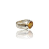 Natural Citrine Silver Ring 3.90 Ct