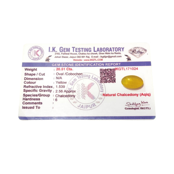 Natural Aqiq 20.51Ct