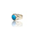 Natural Irani Fairoos Silver Ring 6.45 Ct
