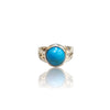 Natural Irani Fairoos Silver Ring 6.45 Ct