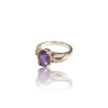 Natural Amethyst Ladies Silver Ring 1.30 Ct