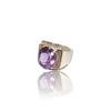 Natural Amethyst Thailand Model Silver Ring 7.85 Ct