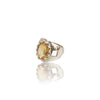 Natural Citrine Silver Ring 4.44 Ct