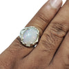 Natural Opal Silver Ring 7.10 Ct