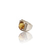 Natural Citrine Thailand Silver Ring 6.40 Ct