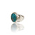 Natural Irani Fairoos Silver Ring 6.47 Ct
