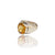 Natural Citrine Silver Ring 3.83 Ct