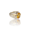 Natural Citrine Silver Ring 3.83 Ct