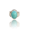 Natural American Fairoos Silver Ring 10.02 Ct