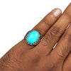 Natural American Fairoos Silver Ring 10.70 Ct