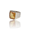 Natural Citrine Silver Ring 7.55 Ct