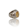 Natural Citrine Silver Ring 7.79 Ct