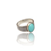 Natural American Fairoos Silver Ring 4.27 Ct