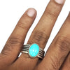 Natural American Fairoos Silver Ring 4.27 Ct