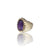 Natural Amethyst Silver Ring 7.45 Ct