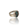 Natural Irani Fairoos Silver Ring 6.27 Ct