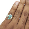 Natural Irani Fairoos Silver Ring 6.27 Ct