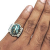 Natural Irani Fairoos Silver Ring 22.30 Ct