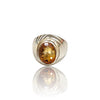 Natural Citrine Silver Ring 5.00 Ct