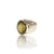 Natural Lemon Quartz Silver Ring 14.04 Ct