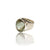 Natural Green Amethyst Silver Ring 15.80 Ct