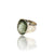 Natural Green Amethyst Silver Ring 20.36 Ct