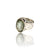 Natural Green Amethyst Silver Ring 14.27 Ct