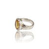 Natural Citrine Silver Ring 5.03 Ct