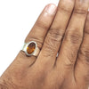 Natural Citrine Silver Ring 5.38 Ct