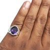 Natural Amethyst Silver Ring 9.30 Ct