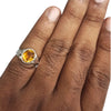 Natural Citrine Silver Ring 2.95 Ct
