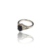 Natural Blue Sapphire Ladies Silver Ring 2.80 Gms