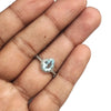 Natural Blue Topaz Ladies Silver Ring 2.40 Gms
