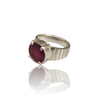 Natural Ruby Silver Ring 10.5 Ct