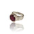 Natural Ruby Silver Ring 10.5 Ct