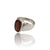 Natural Hessonite Silver Ring 5.08 Ct